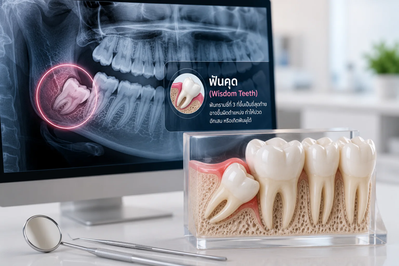 ฟันคุด (Wisdom Teeth) เรื่องน่ารู้ที่ต้องผ่าออกก่อนเกิดปัญหารุนแรง